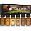 imagePampampJ Fragrance Oil Farmhouse Set  Old Books Butterscotch Honey Warm Vanilla Sugar Pecan Pie Maple Syrup Candle Scents for Candle Making Freshie Scents Soap Making Supplies