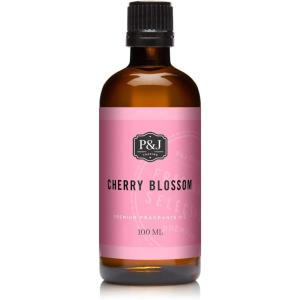 imagePampampJ Trading  Cherry Blossom Scented Oil 100ml  Fragrance Oil for Candle Making Soap Making Diffuser OilCherry Blossom
