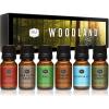 imagePampampJ Trading  Woodland Set of Scented Oils  Cedar Warm Rustic Woods Moss Redwood Forest Mountain Air Evergreen Forest Fragrance Oils for Candle Making Soap Making Diffuser OilsWoodland