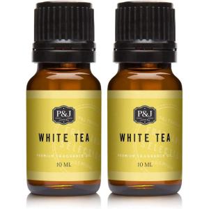imagePampampJ Trading Fragrance Oil  White Tea Oil 10ml 2pk  Candle Scents for Candle Making Freshie Scents Soap Making Supplies Diffuser Oil Scents2